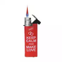 Foto articolo dell\'articolo ACCENDINO PROF KEEP CALM SLIDECAP TURBO FLAME SC X 50 PZ
