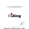 Foto articolo dell\'articolo BICCHIERE CAFFE' IN CARTA DA 75 ML BIANCO KOKING X 50 PZ