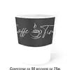 Foto articolo dell\'articolo BICCHIERE CAFFE' IN CARTA DA 75 ML NERO X 50 PZ