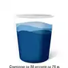 Foto articolo dell\'articolo BICCHIERE CAFFE' IN CARTA DA 75 ML ONDA BLU X 50 PZ