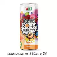 Foto articolo dell\'articolo BUBBLE TEA VINUT PESCA 24 PZ X 320 ML