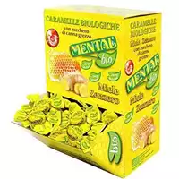 Foto articolo dell\'articolo CARAMELLE BIOLOGICHE MIELE E ZENZERO X 750 GR