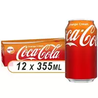 Foto articolo dell\'articolo COCA COLA USA ORANGE CREAM 12 PZ X 355 ML