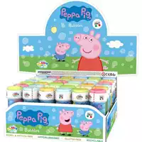 Foto articolo dell\'articolo DISNEY BOLLE DI SAPONE PEPPA PIG SC X 36 PZ