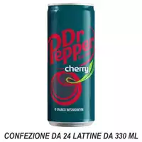 Foto articolo dell\'articolo DR PEPPER CHERRY 24 PZ X 0.33 CL