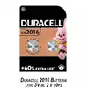Foto articolo dell\'articolo DURACELL 2016 BATTERIE LITIO 3V BL 2 X 10 PZ