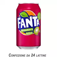 Foto articolo dell\'articolo FANTA DK STRAWBERRY E KIWI 24 PZ X 0.33 CL