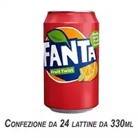 Foto articolo dell\'articolo FANTA FRUIT TWIST 24 PZ X 0,33 CL