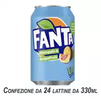 Foto articolo dell\'articolo FANTA PINEAPPLE & GRAPEFRUIT 24 PZ X 0,33 CL