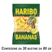 Foto articolo dell\'articolo HARIBO BANANE 30 PZ X 80 GR