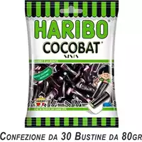 Foto articolo dell\'articolo HARIBO COCOBAT 30 PZ X 80 GR