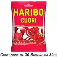 Foto articolo dell\'articolo HARIBO CUORI 30 PZ X 80 GR