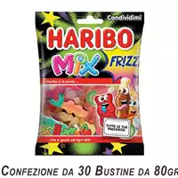 Foto articolo dell\'articolo HARIBO FRIZZI MIX 30 PZ X 80 GR