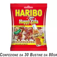 Foto articolo dell\'articolo HARIBO HAPPY COLA 30 PZ X 80 GR