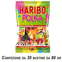 Foto articolo dell\'articolo HARIBO POLKA 30 PZ X 80 GR
