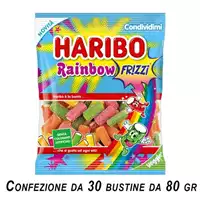 Foto articolo dell\'articolo HARIBO RAINBOW FRIZZI 30 PZ X 80 GR