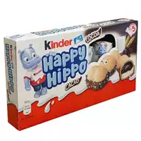 Foto articolo dell\'articolo KINDER HAPPY HIPPO CACAO 5 PZ X 20,7 GR