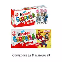 Foto articolo dell\'articolo KINDER SORPRESA T3 X 8 PZ