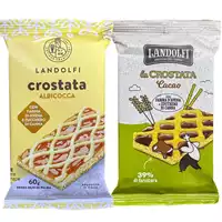 Foto articolo dell\'articolo LANDOLFI CROSTATE CACAO / ALBICOCCA 16 PZ X 60 GR