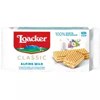 Foto articolo dell\'articolo LOACKER WAFER ALPINE MILK 25 PZ X 45 GR