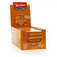 Foto articolo dell\'articolo LOACKER WAFER PEANUT BUTTER  25 PZ X 45 GR