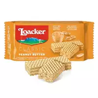 Foto articolo dell\'articolo LOACKER WAFER PEANUT BUTTER  25 PZ X 45 GR