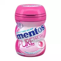 Foto articolo dell\'articolo MENTOS PURE FRESH NANO BOTTLE BUBBLE MINT SENZA ZUCCHERO SC X 15 PZ