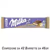Foto articolo dell\'articolo MILKA BARRETTA BISCOTTO E CREMA DI NOCCIOLE 42 PZ X 46 GR