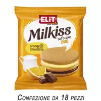 Foto articolo dell\'articolo MILKISS DUO ORANGE & CHOCOLATE 18 PZ X 42 GR