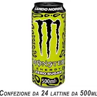 Foto articolo dell\'articolo MONSTER ENERGY LANDO NORRIS ZERO ZUCCHERI 24 PZ X 500 ML