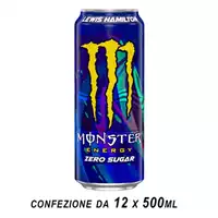 Foto articolo dell\'articolo MONSTER ENERGY LEWIS HAMILTON 44 ZERO ZUCCHERI 12 PZ X 500 ML 