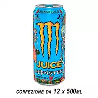 Foto articolo dell\'articolo MONSTER ENERGY MANGO LOCO 12 PZ X 500 ML