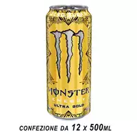 Foto articolo dell\'articolo MONSTER ENERGY ULTRA GOLD 12 PZ X 500 ML