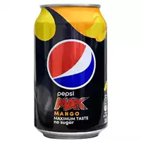 Foto articolo dell\'articolo PEPSI MAX MANGO 24 PZ X 330 ML