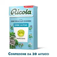 Foto articolo dell\'articolo RICOLA ERBE ALPINE SENZA ZUCCHERO ASTUCCIO X 20 PZ