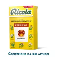 Foto articolo dell\'articolo RICOLA ERBE BALSAMICHE SENZA ZUCCHERO ASTUCCIO X 20 PZ
