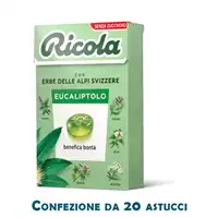 Foto articolo dell\'articolo RICOLA EUCALIPTOLO SENZA ZUCCHERO ASTUCCIO X 20 PZ 