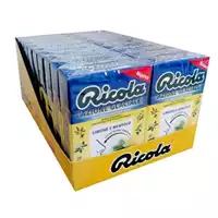 Foto articolo dell\'articolo RICOLA LIMONE E MENTOLO SENZA ZUCCHERO ASTUCCIO X 20 PZ