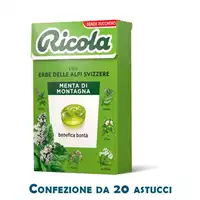 Foto articolo dell\'articolo RICOLA MENTA DI MONTAGNA SENZA ZUCCHERO ASTUCCIO X 20 PZ