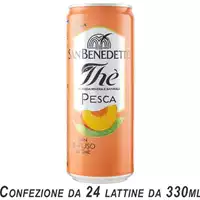 Foto articolo dell\'articolo SAN BENEDETTO THE' PESCA 24 PZ X 330 ML