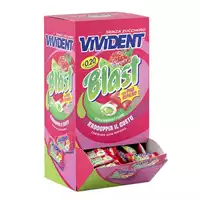 Foto articolo dell\'articolo VIVIDENT BLAST FRUIT MONO SENZA ZUCCHERO X 200 PZ